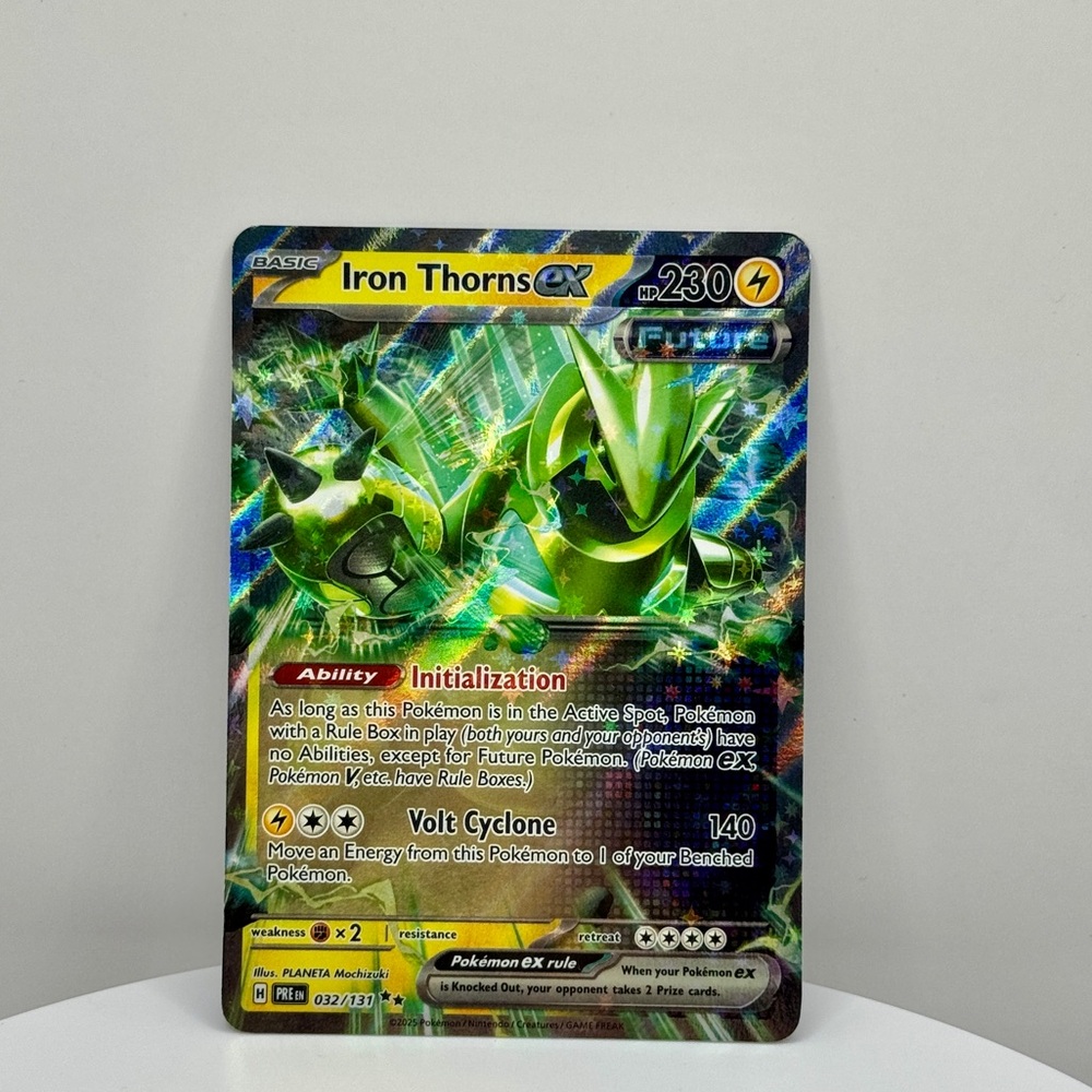 Pokemon ~ Iron Thorns Ex Card